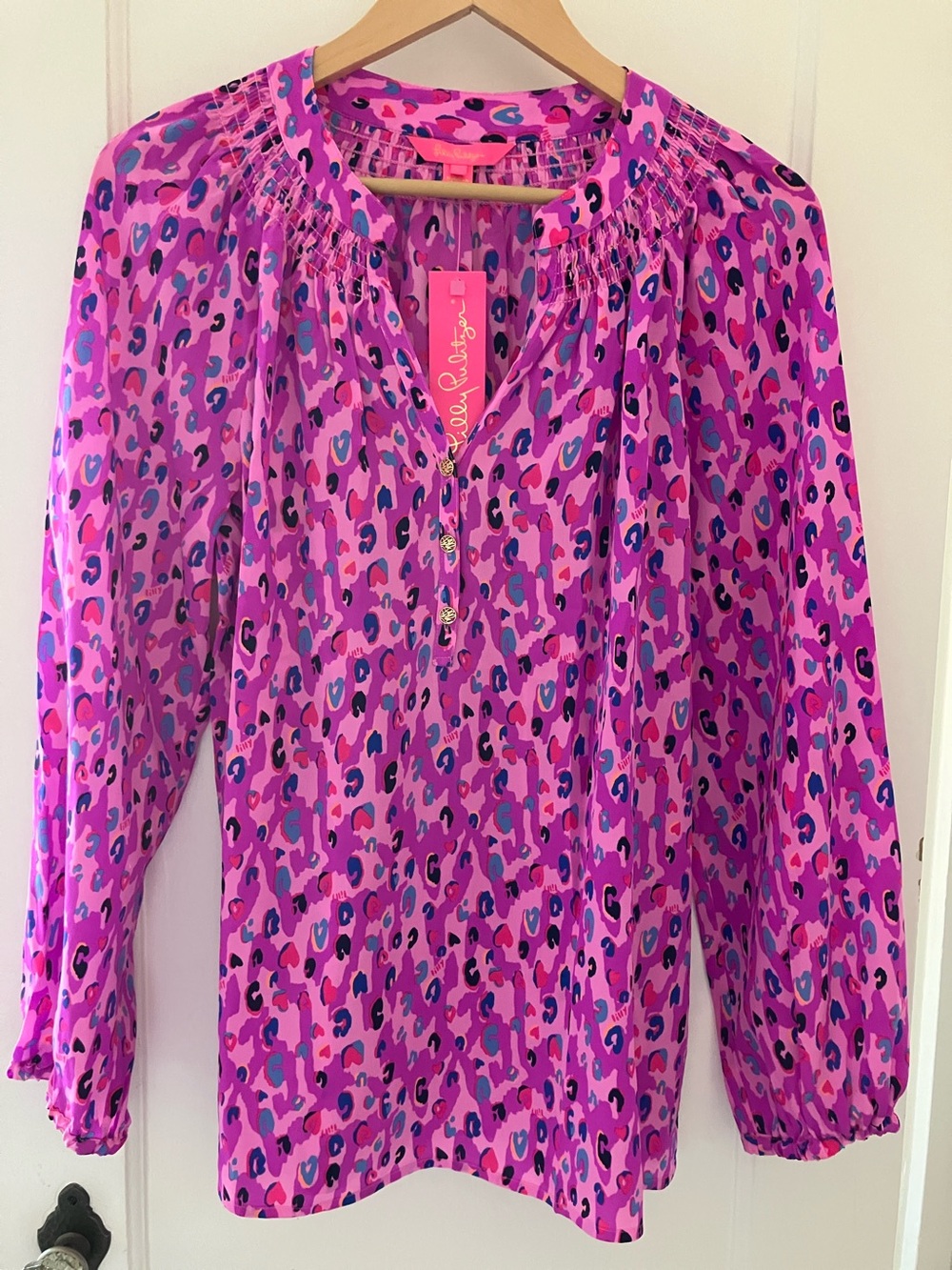 Lily Pulitzer SILK blouse NWT